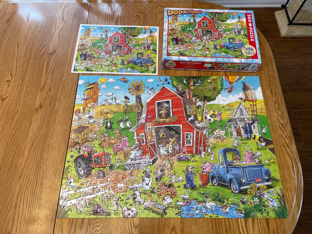 Farmyard Folly - Cobble Hill puzzle collectible [Barcode 625012535526] - Main Image 3