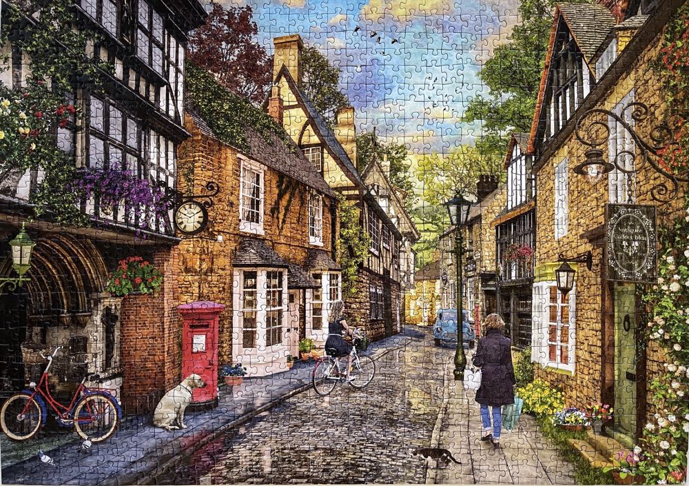 Down The Lane No. 2 - Meadow Hill Lane - Ravensburger puzzle collectible [Barcode 4005556169153] - Main Image 2