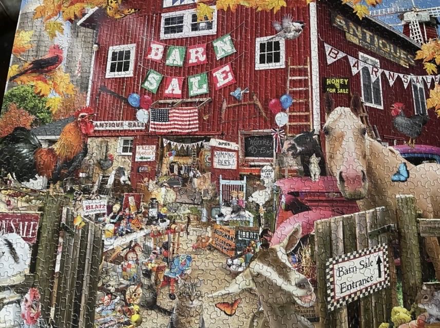 Sold - Barn Sale 1 - White Mountain puzzle collectible - Main Image 2