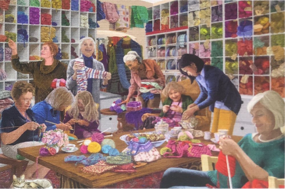 The Knitting Club - Falcon puzzle collectible [Barcode 8710126113691] - Main Image 2