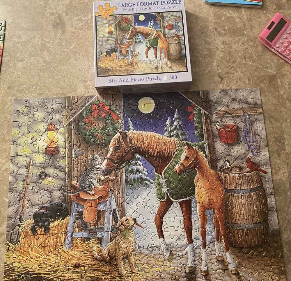 Holiday Welcoming - Bits & Pieces puzzle collectible [Barcode 704812447274] - Main Image 2