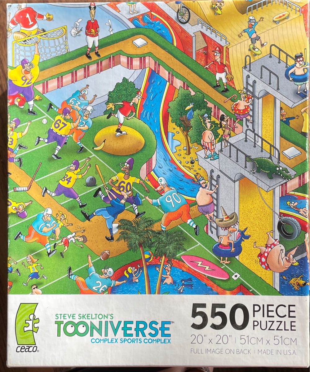 Tooniverse Complex Sports Complex - Ceaco puzzle collectible [Barcode 021081023573] - Main Image 2
