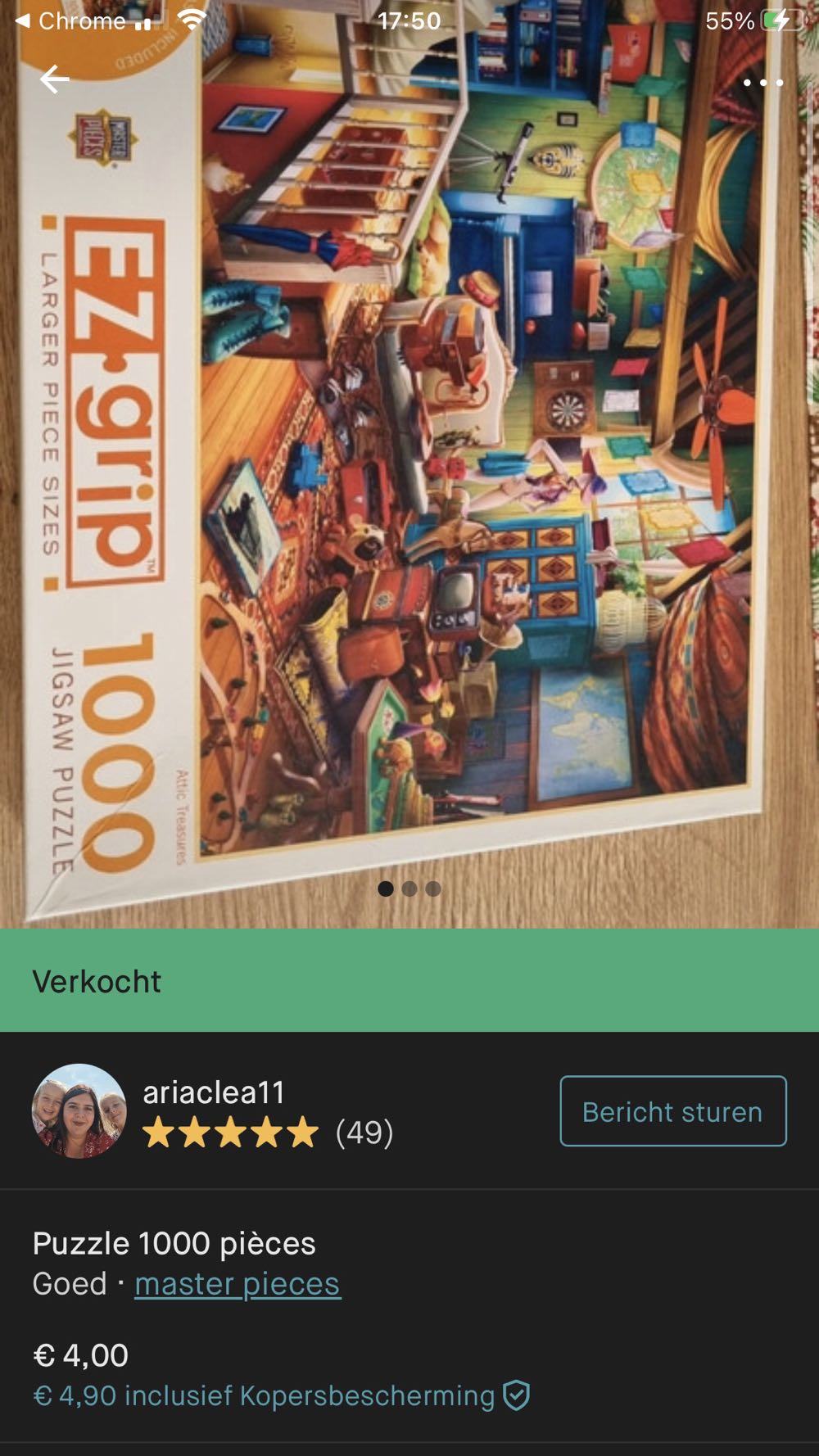 Attic Treasures - Master Pieces puzzle collectible [Barcode 705988603815] - Main Image 4