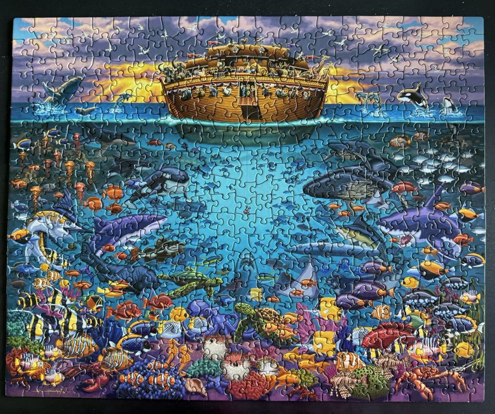 Noah’s Ark Under The Sea (NIB) 🧩 - Dowdle puzzle collectible [Barcode 671095203043] - Main Image 2