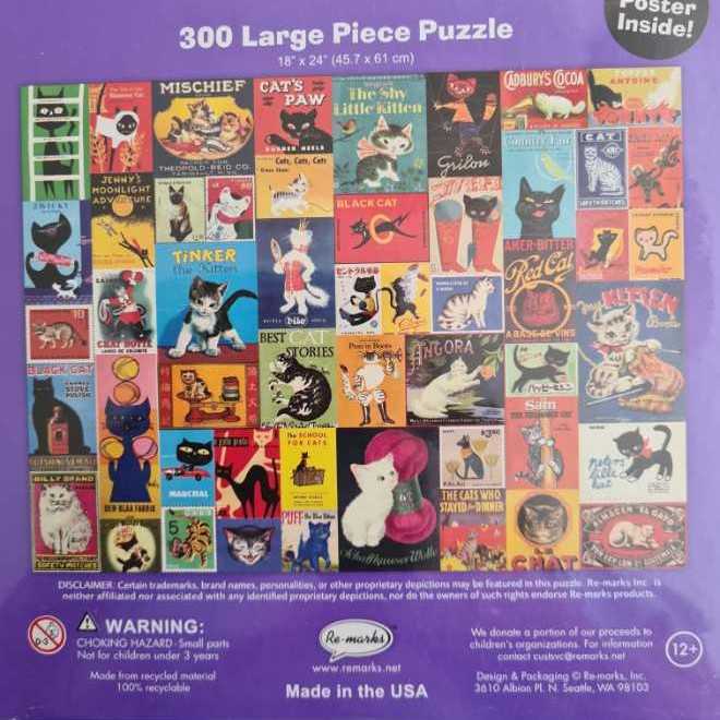 Retro Cats - Re-marks puzzle collectible [Barcode 681410190439] - Main Image 2