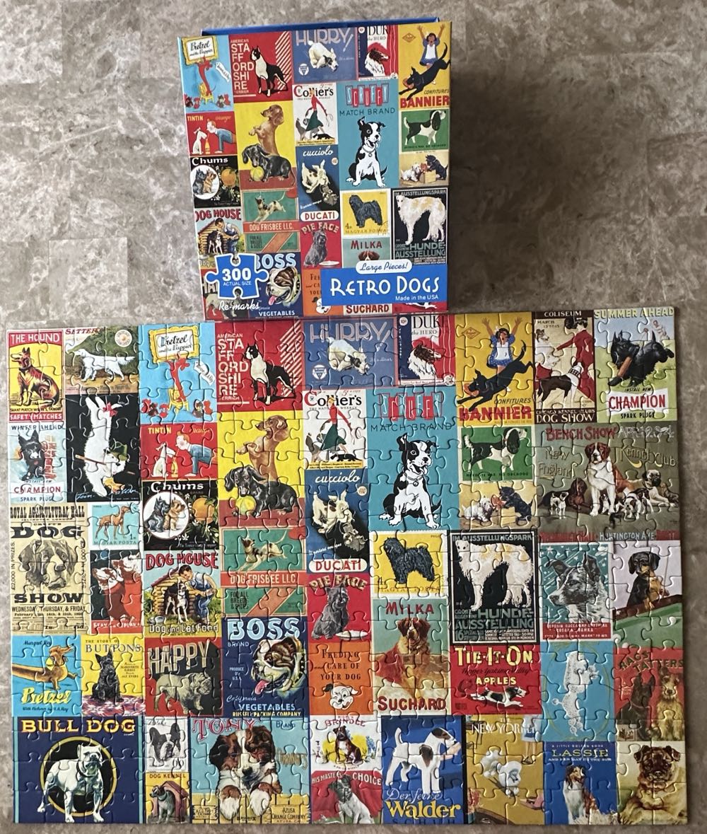 Retro Dogs - Re-marks puzzle collectible [Barcode 681410190422] - Main Image 2