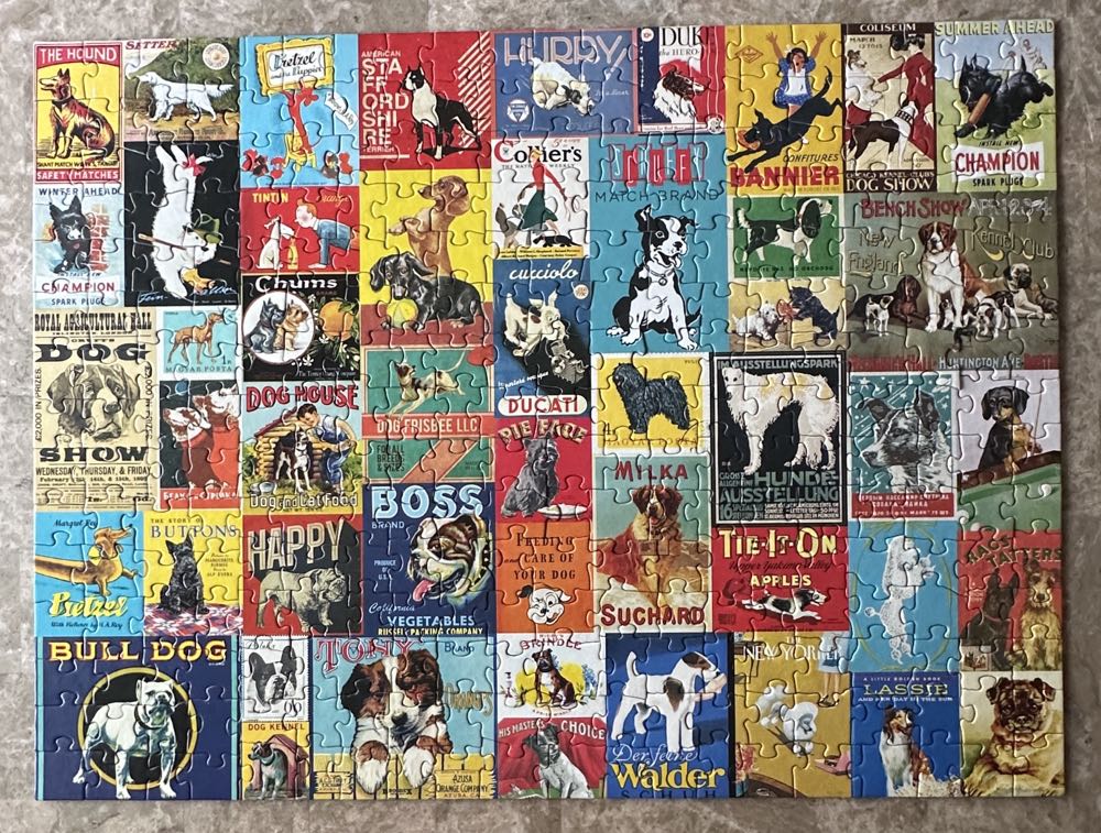 Retro Dogs - Re-marks puzzle collectible [Barcode 681410190422] - Main Image 3