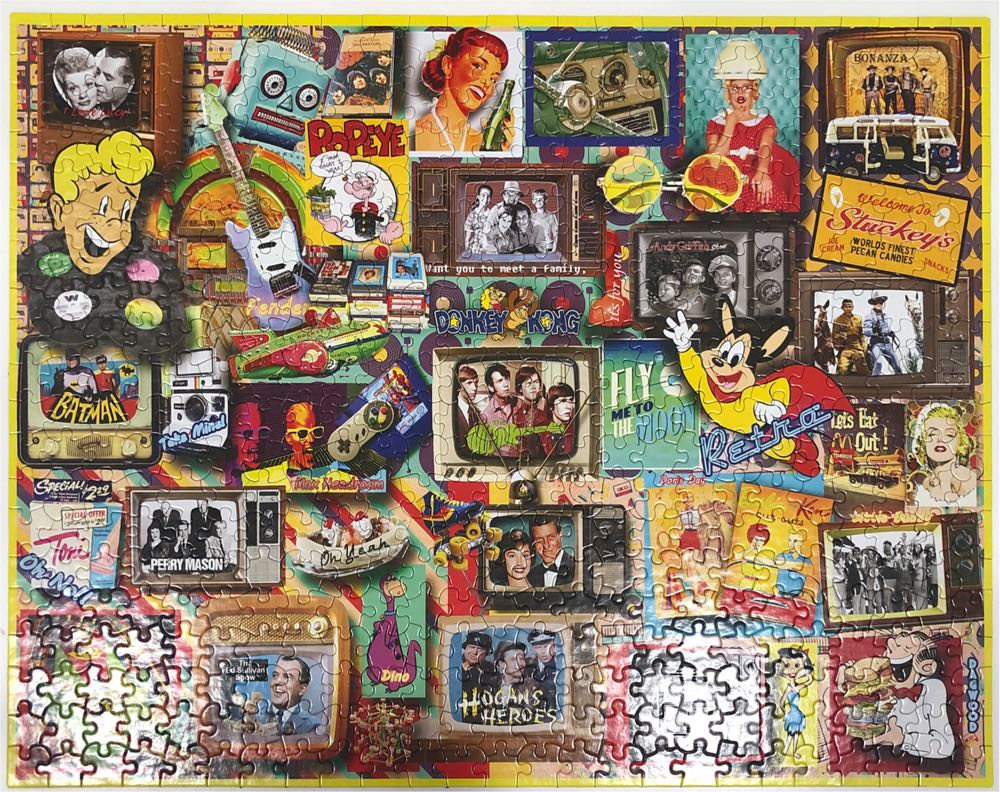 Retro - White Mountain puzzle collectible [Barcode 724819260980] - Main Image 2