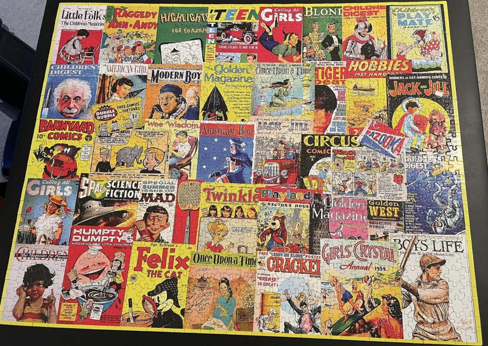 Things I Read As A Kid - White Mountain puzzle collectible [Barcode 724819262816] - Main Image 2