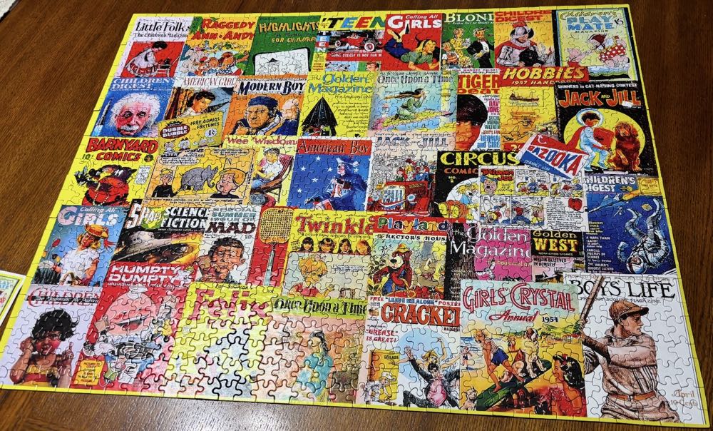 Things I Read As A Kid - White Mountain puzzle collectible [Barcode 724819262816] - Main Image 3