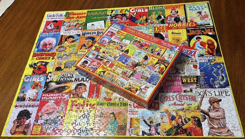 Things I Read As A Kid - White Mountain puzzle collectible [Barcode 724819262816] - Main Image 4