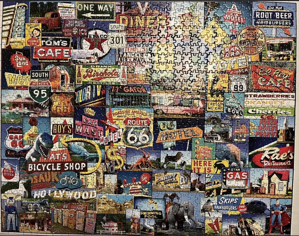 Roadside America - White Mountain 🇺🇸 puzzle collectible [Barcode 724819257416] - Main Image 2