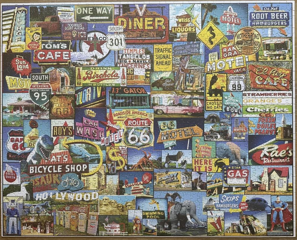 Roadside America - White Mountain 🇺🇸 puzzle collectible [Barcode 724819257416] - Main Image 3