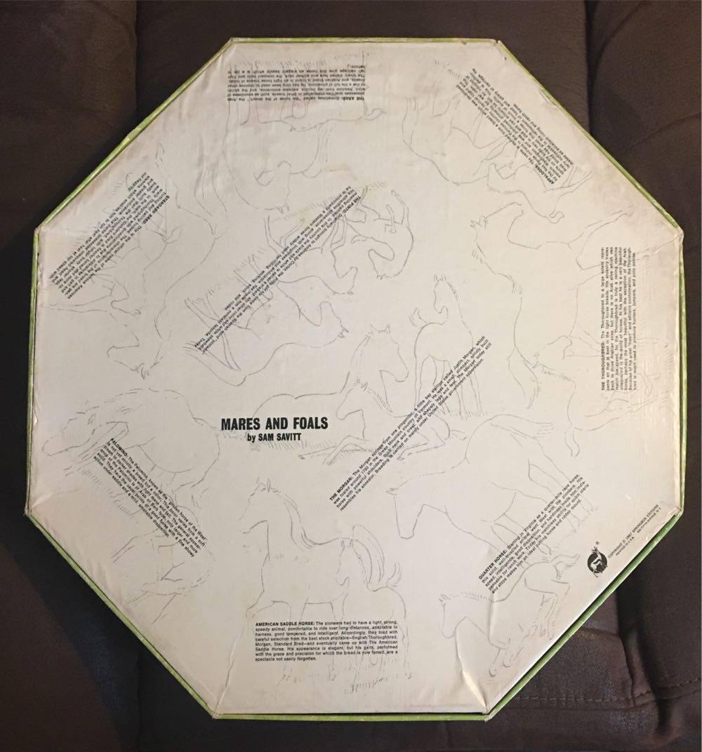 Mares and Foals - Octagon - Springbok puzzle collectible - Main Image 2