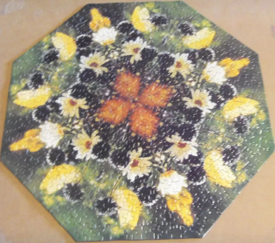Floral Kaleidoscope -SOLD - Springbok puzzle collectible - Main Image 3