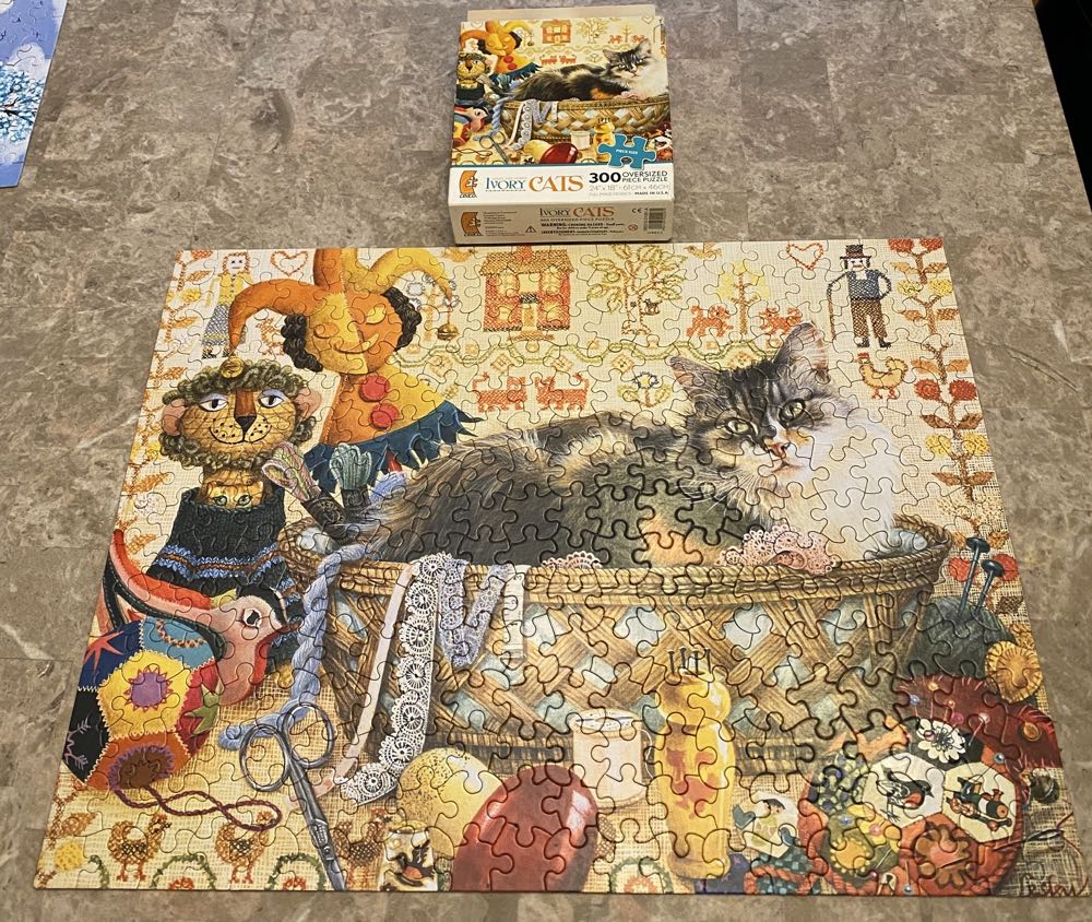 Agneatha In The Sewing Basket - Ceaco, Inc. puzzle collectible - Main Image 2