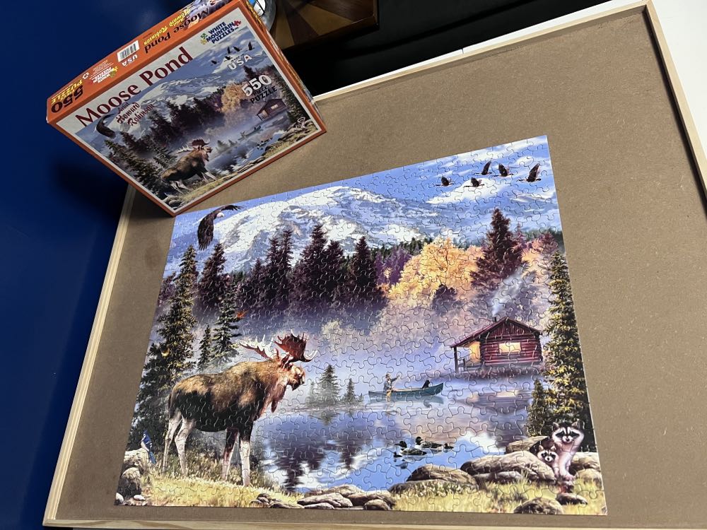 Moose Pond - 1010, 2/7/26 - White Mountain 🏔🇺🇸 puzzle collectible [Barcode 724819250516] - Main Image 2