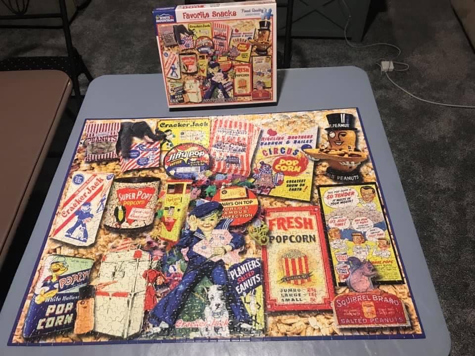 Favorite Snacks**- 70, 11/24/20-SOLD - White Mountain puzzle collectible [Barcode 0724819259991] - Main Image 2