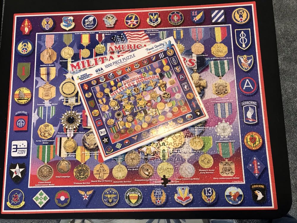 American Military Honors - White Mountain puzzle collectible [Barcode 0724819256464] - Main Image 3