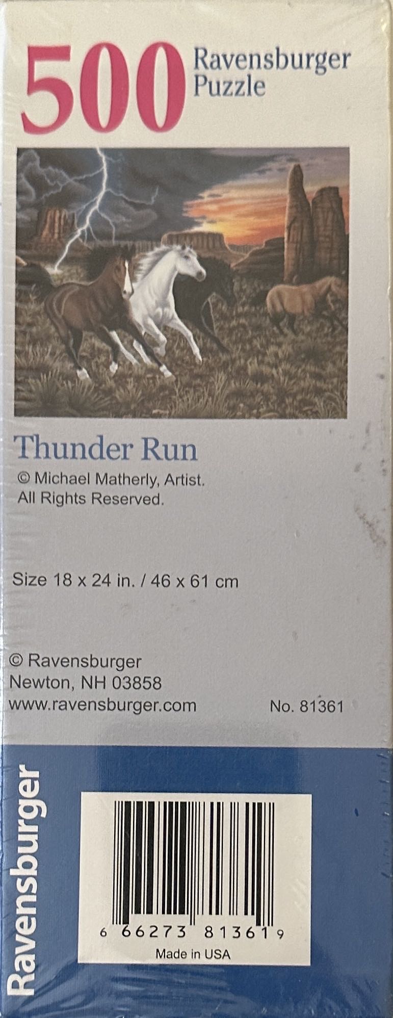 Thunder Run - Ravensberger Puzzle puzzle collectible [Barcode 666273813619] - Main Image 2