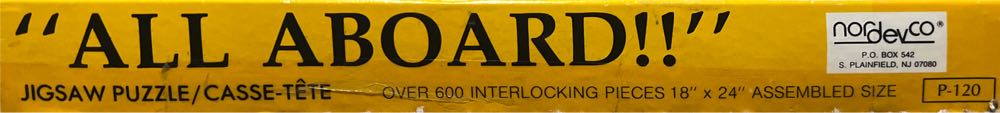 All Aboard - Nordevco puzzle collectible [Barcode 034732021200] - Main Image 2