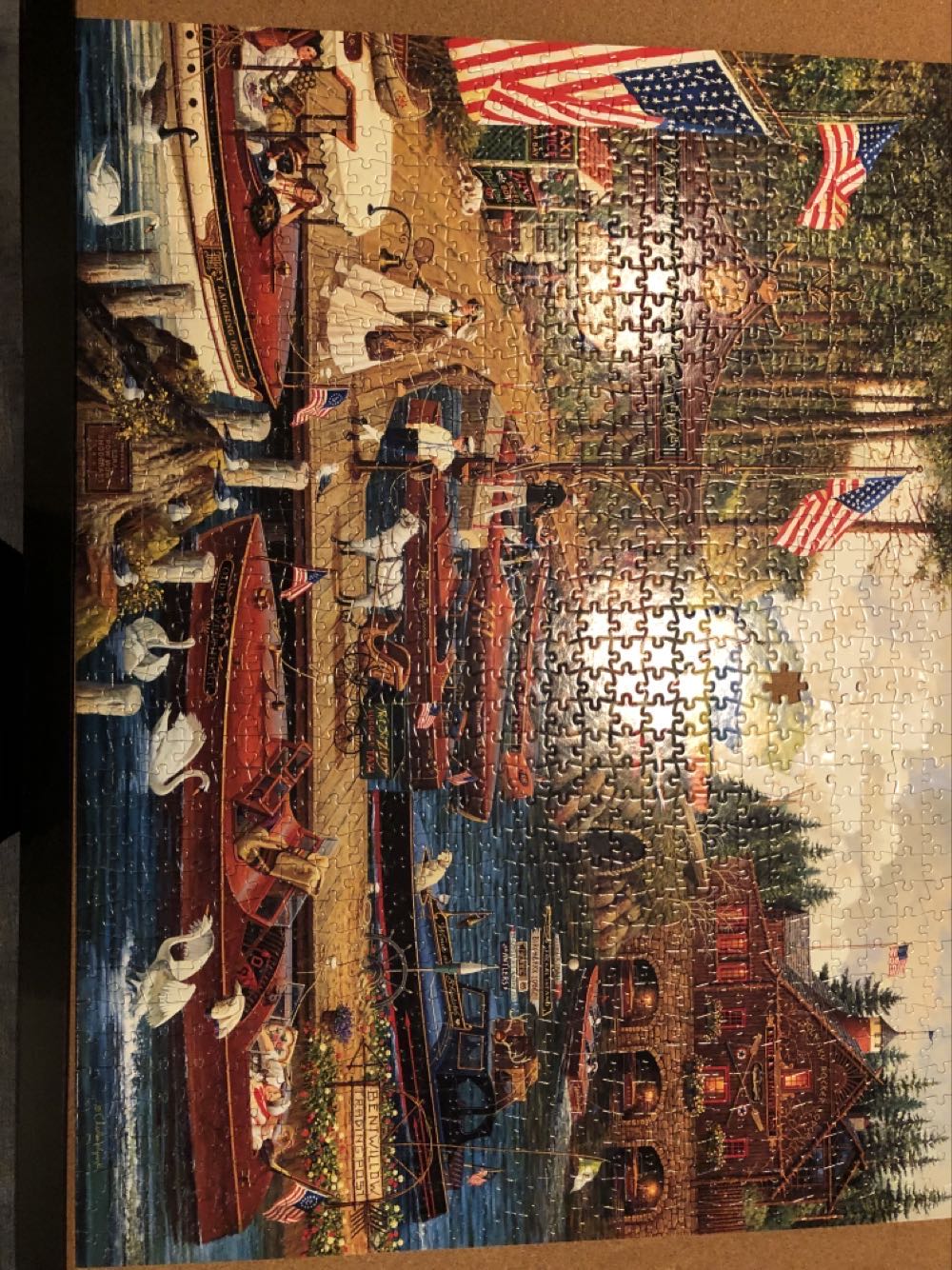 Lost Worlds Of Chayan Khoi New York City Falls 500 Pc - Cyberealism puzzle collectible [Barcode 079346006212] - Main Image 3