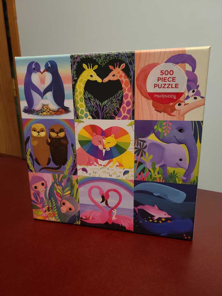 Love in the Wild - Mudpuppy (Galison) puzzle collectible [Barcode 9780735372467] - Main Image 3