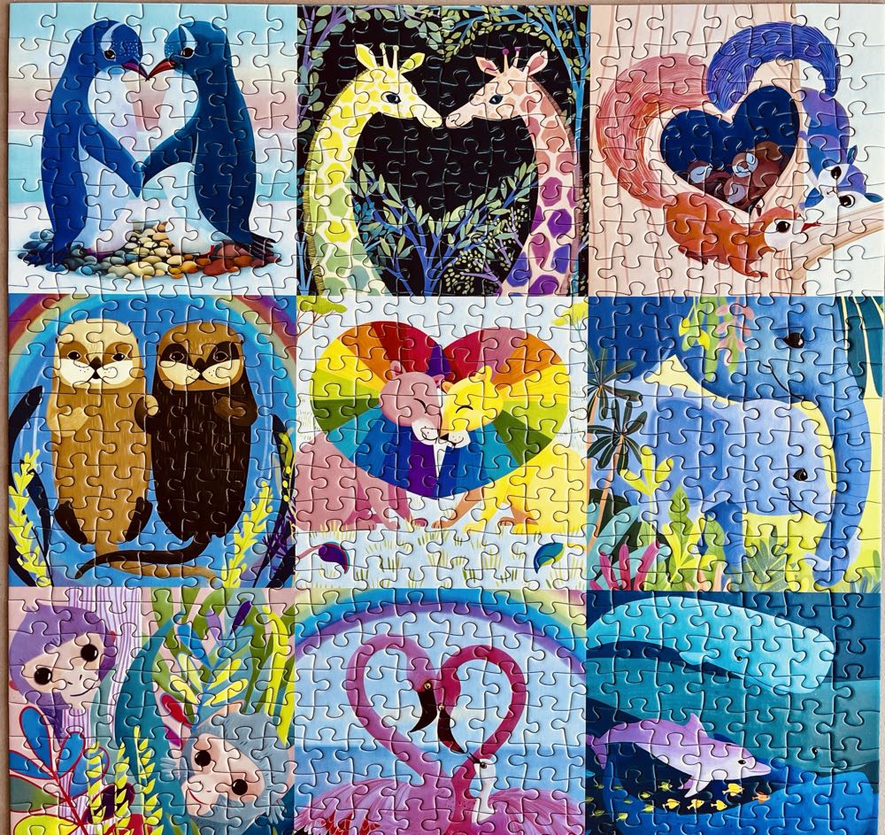 Love in the Wild - Mudpuppy (Galison) puzzle collectible [Barcode 9780735372467] - Main Image 4