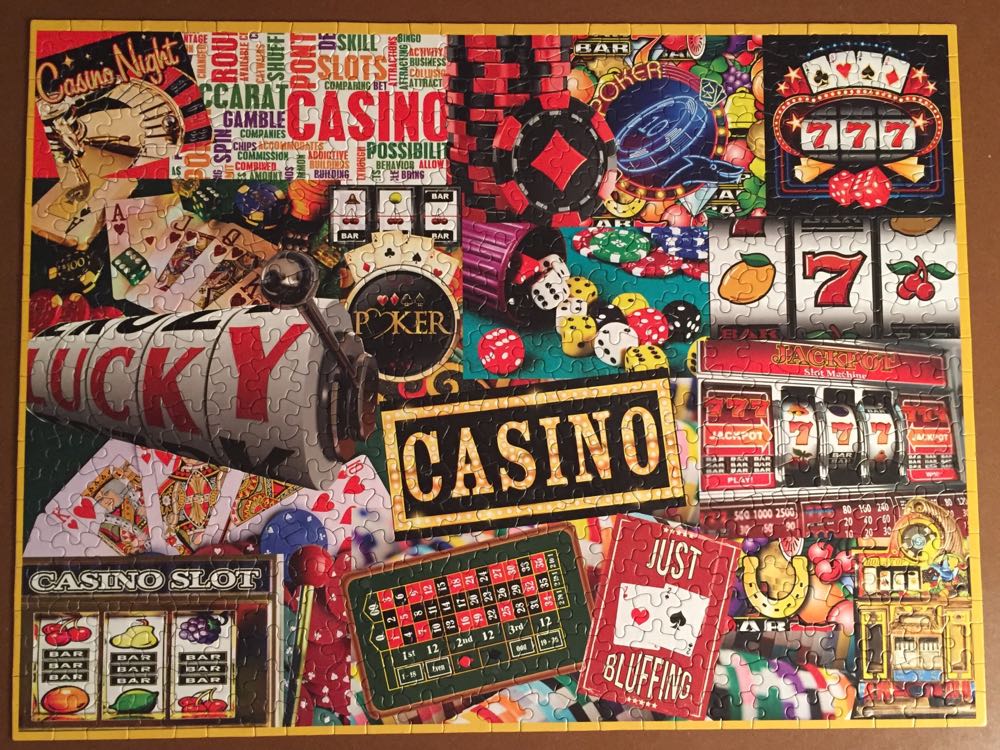 Casino -Chs - White Mountain Puzzles puzzle collectible [Barcode 724819257881] - Main Image 2
