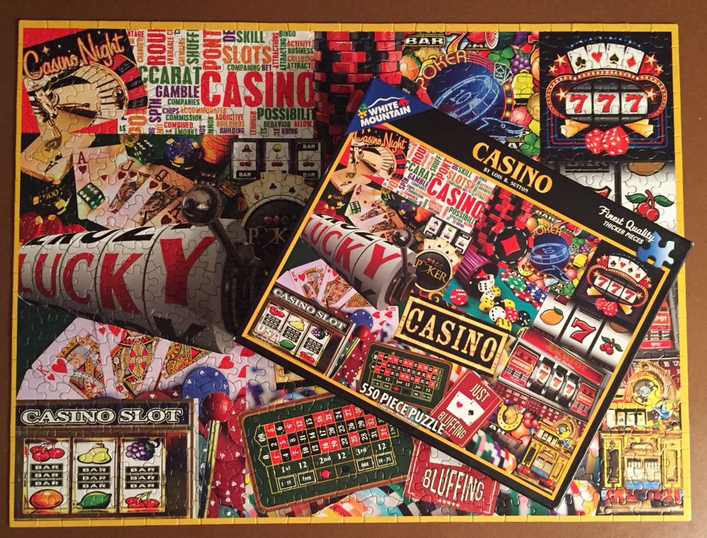 Casino -Chs - White Mountain Puzzles puzzle collectible [Barcode 724819257881] - Main Image 3