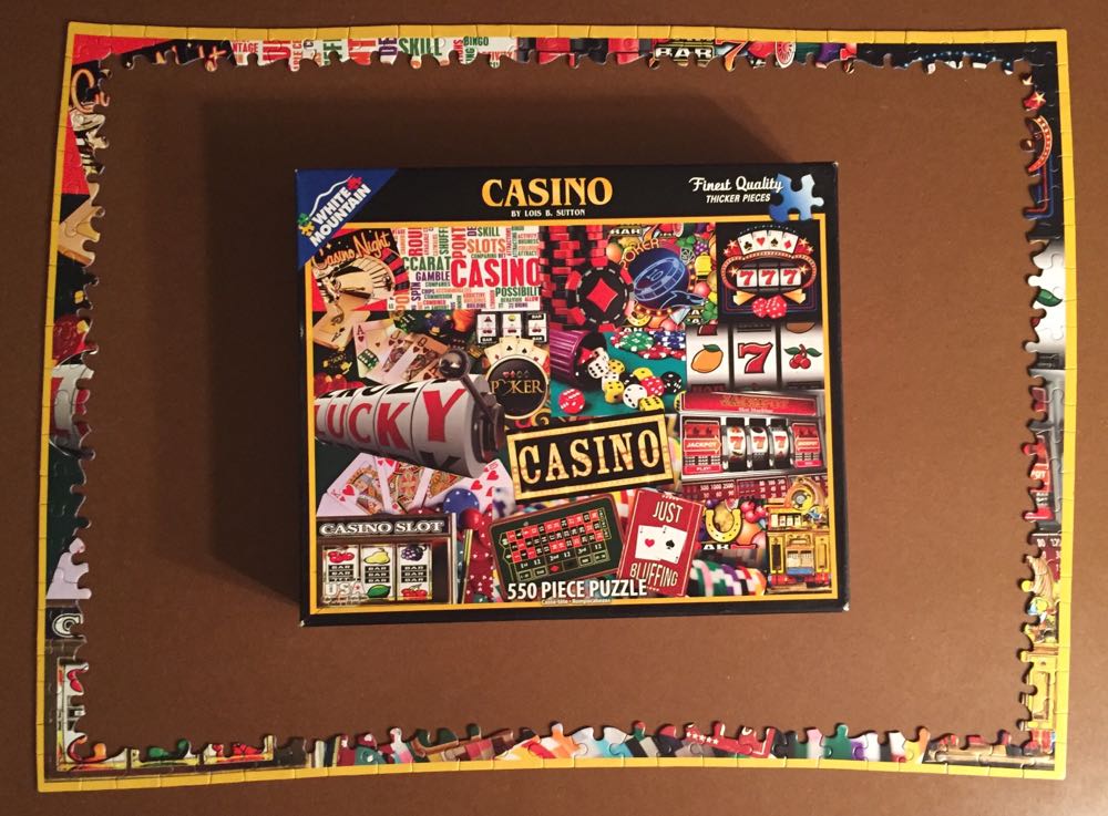 Casino -Chs - White Mountain Puzzles puzzle collectible [Barcode 724819257881] - Main Image 4