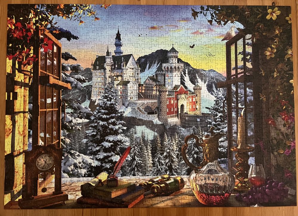 Mountain Castle - Bluebird Puzzle puzzle collectible [Barcode 3663384701221] - Main Image 2