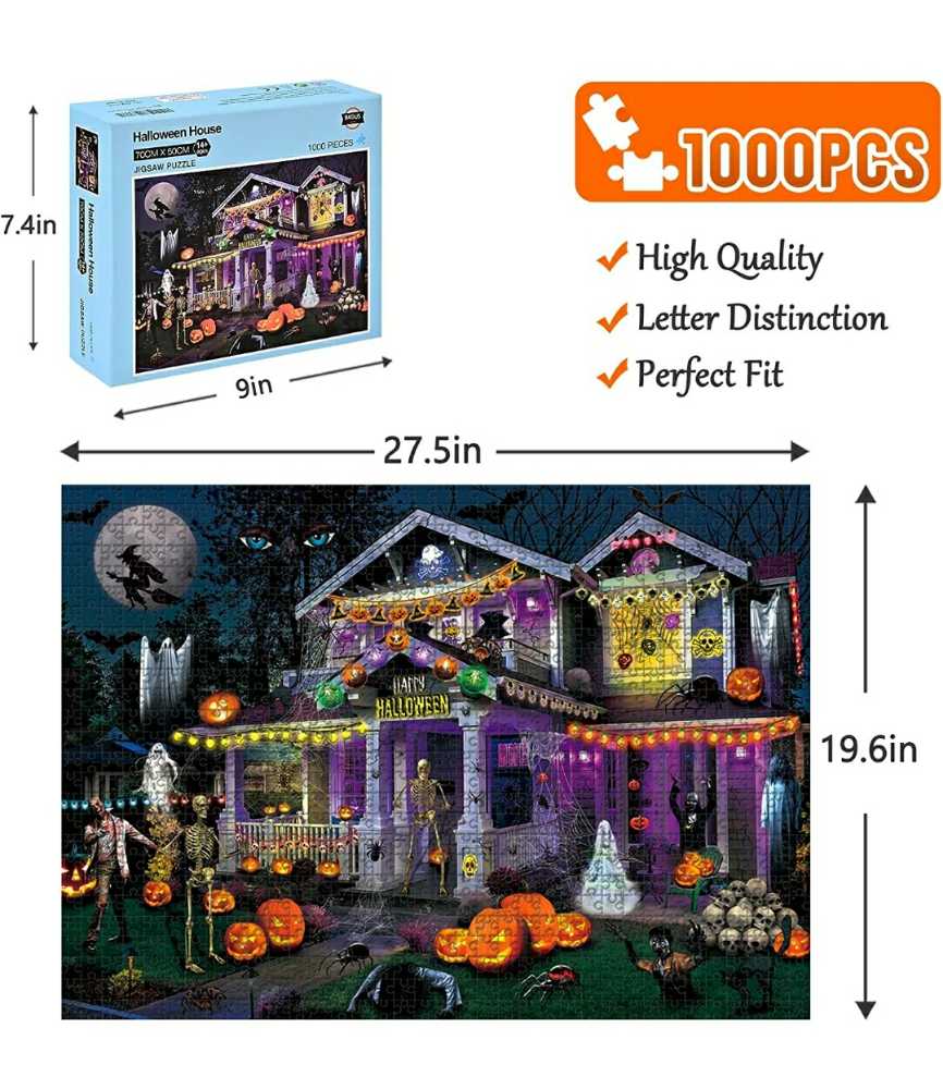 Halloween House  - White Mountain puzzle collectible - Main Image 2