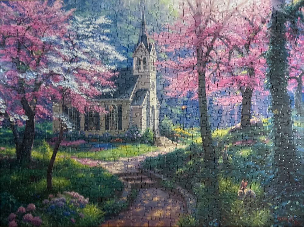 DONE: Spring’s Embrace - Cobble Hill puzzle collectible [Barcode 625012850957] - Main Image 2