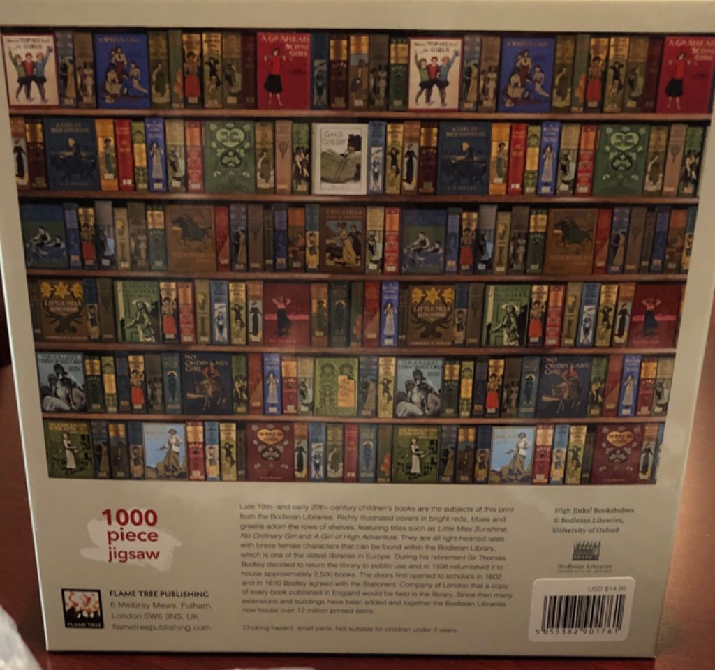 High Jinks! Bookshelves Bodleian Libraries - Flame Tree puzzle collectible - Main Image 2