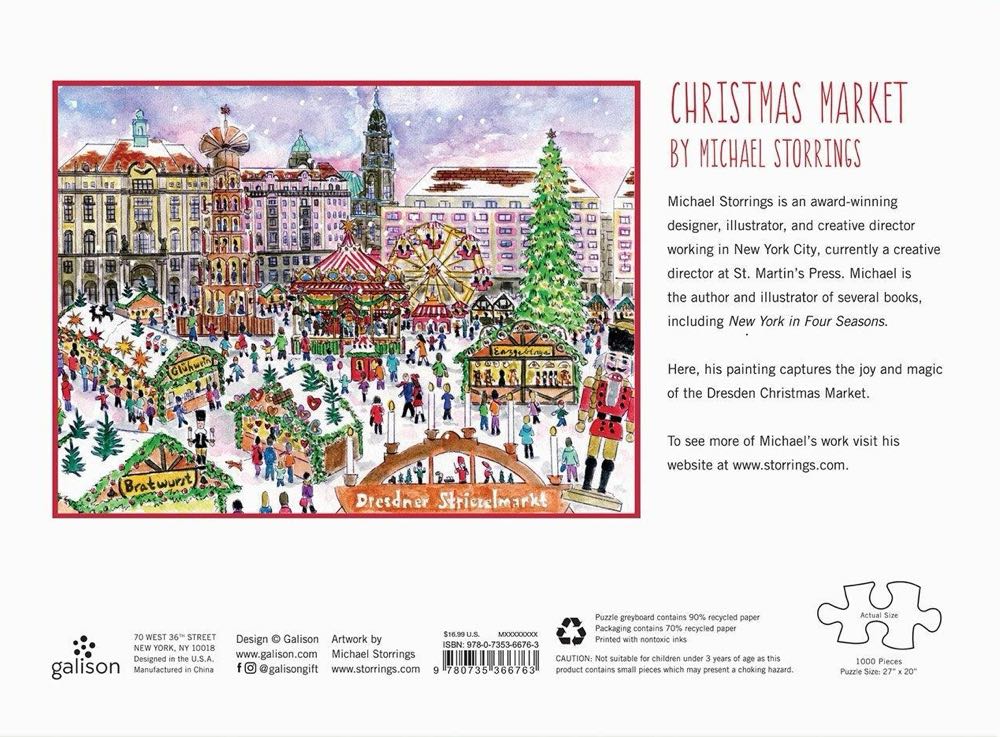 Christmas Market - Galison puzzle collectible - Main Image 3