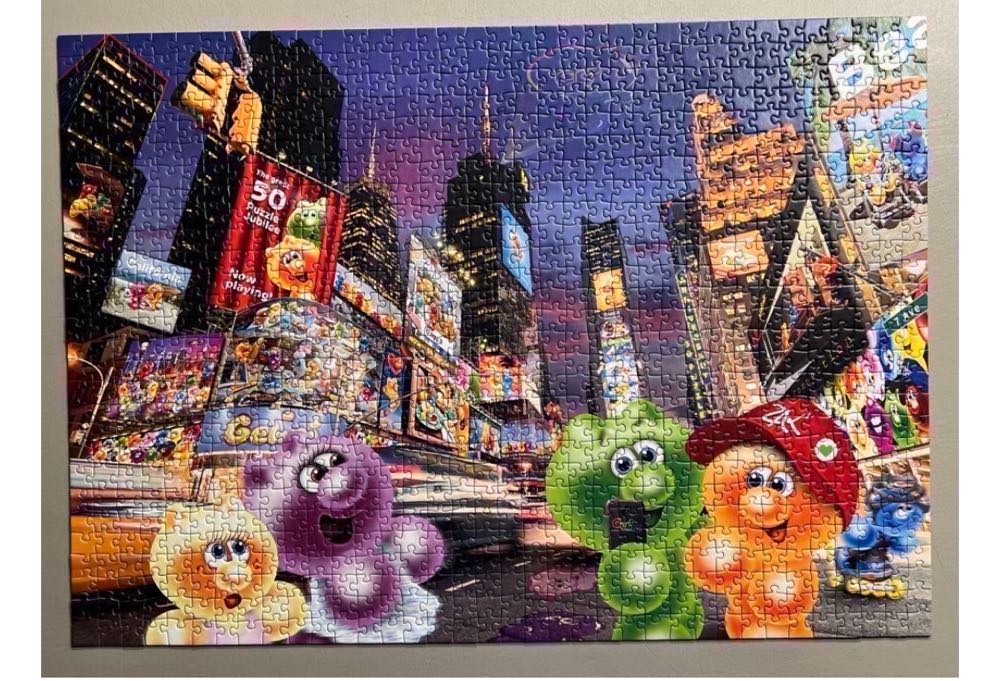 Gelini - At Times Square - Ravensburger Completed puzzle collectible - Main Image 4