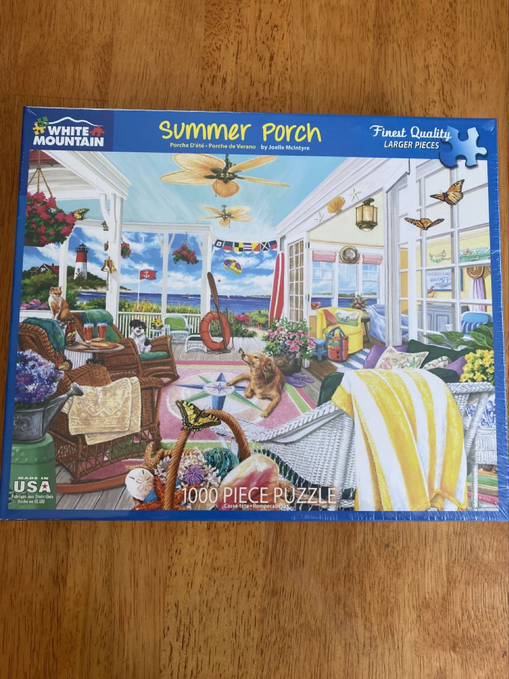Summer Porch - White Mountain Puzzles puzzle collectible [Barcode 724819265374] - Main Image 3