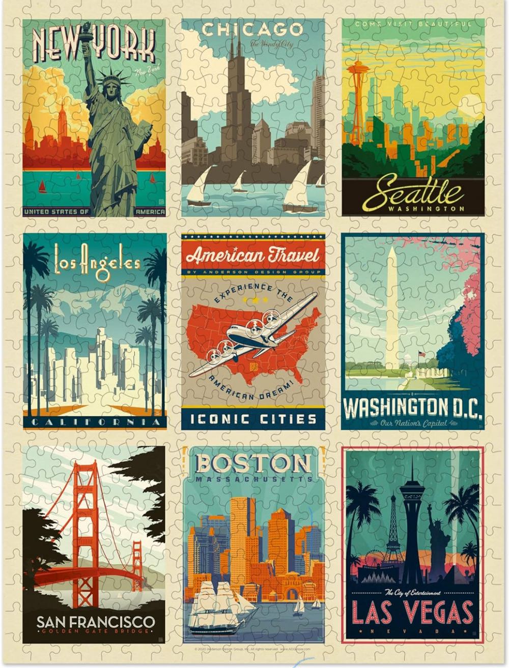 American Travel - American Flat puzzle collectible - Main Image 2