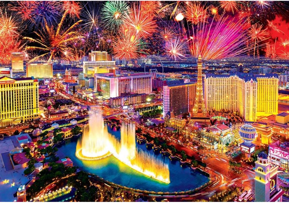 Fireworks Over Las Vegas Strip - Kodak puzzle collectible [Barcode 4895145421690] - Main Image 2