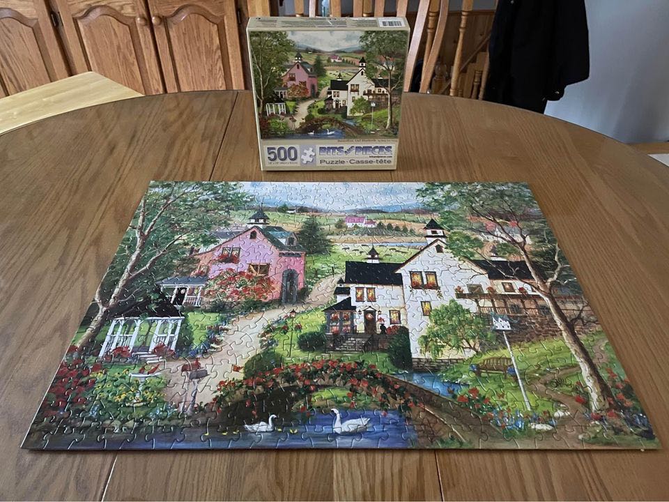 Butterflies And Bluebirds - Bits & Pieces puzzle collectible [Barcode 192949047892] - Main Image 3