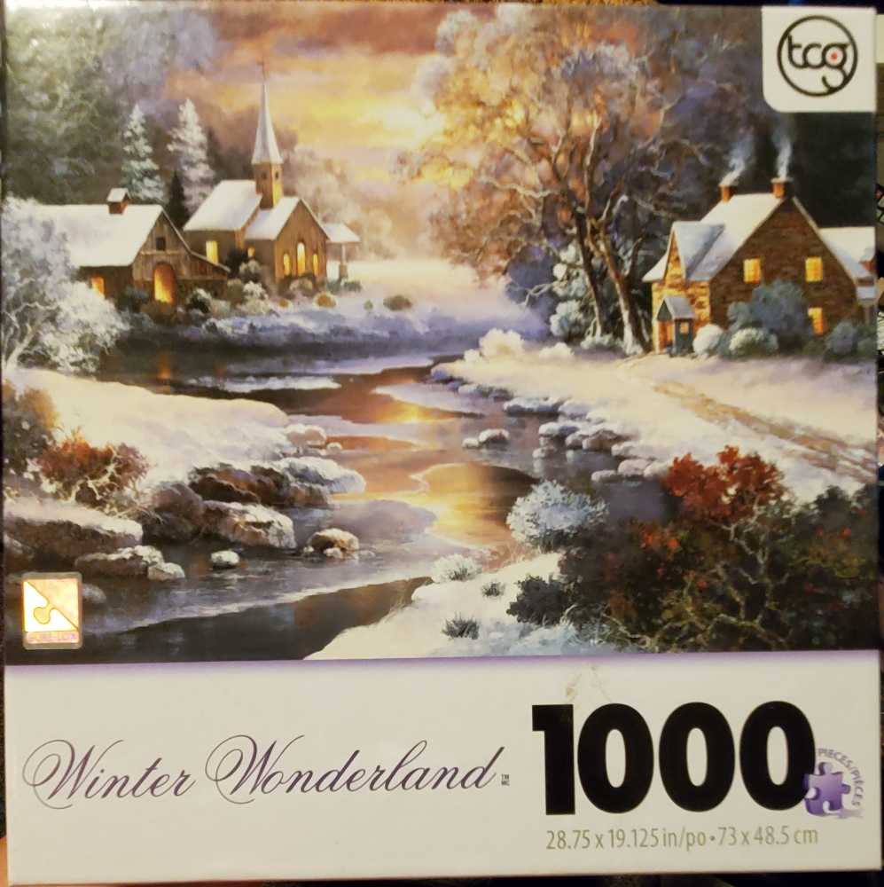 Winter Wonderland Church Puzzle - Sure-lox puzzle collectible [Barcode 686141446138] - Main Image 2