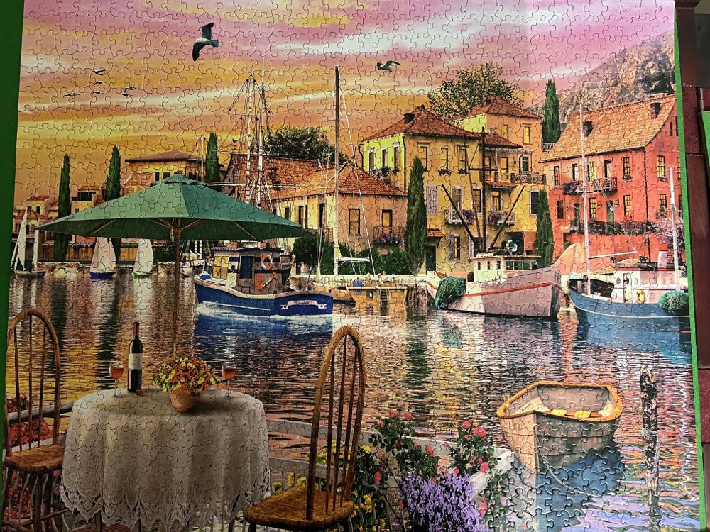 Sunset Harbour - Vermont puzzle collectible [Barcode 53087881] - Main Image 2