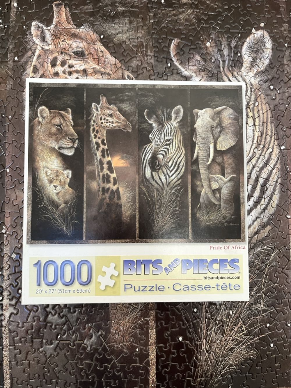 Pride Of Africa - Bits & Pieces puzzle collectible [Barcode 192949008343] - Main Image 2