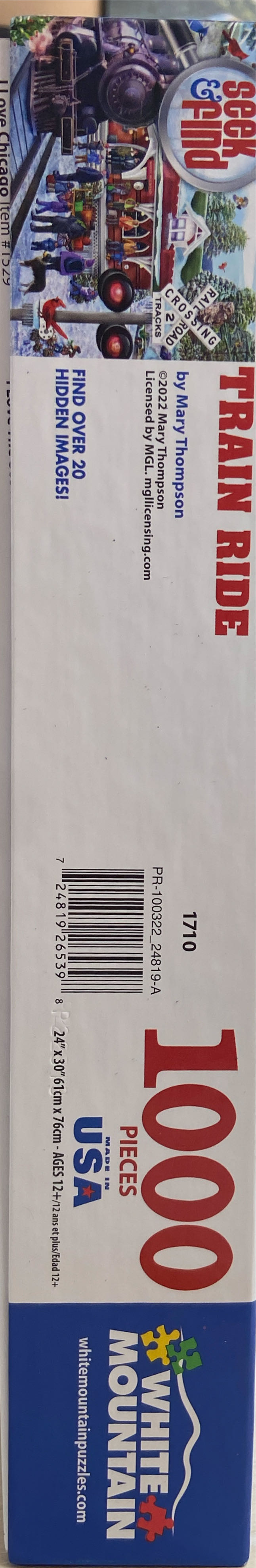 Train Ride - Completed (Holding For Kendra) - White Mountain puzzle collectible - Main Image 2