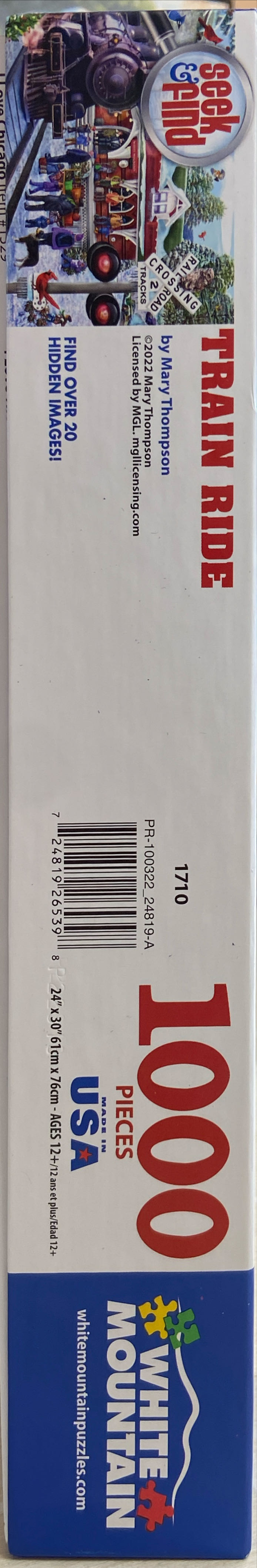 Train Ride - Completed (Holding For Kendra) - White Mountain puzzle collectible - Main Image 3