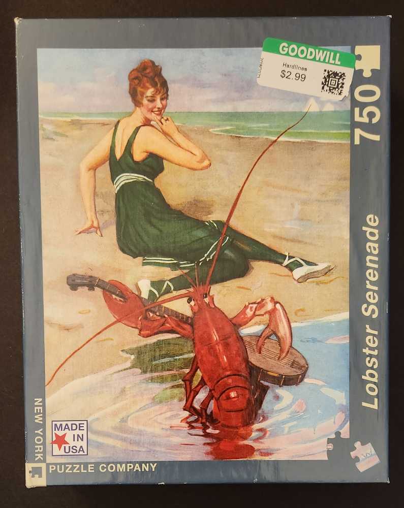 Lobster Serenade - New York Puzzle Company puzzle collectible [Barcode 819844010805] - Main Image 2