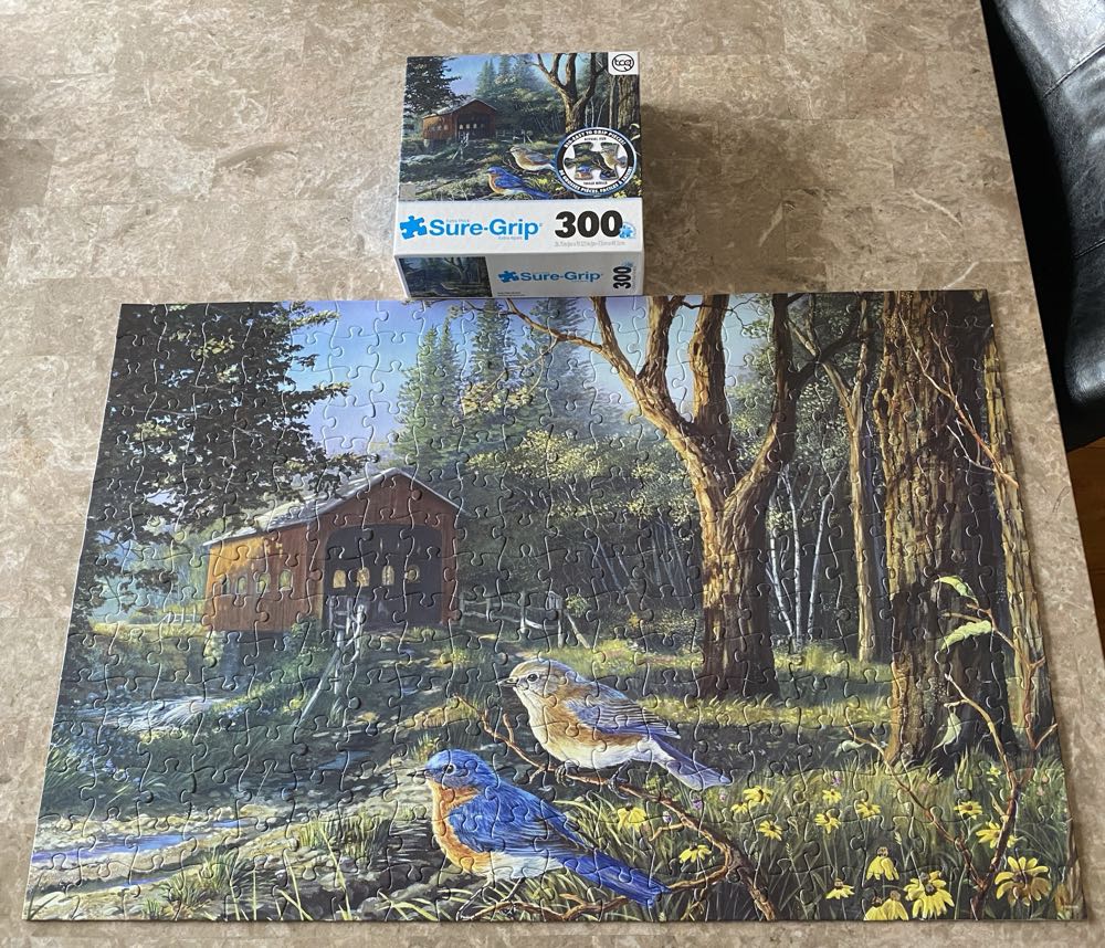 Sleepy Hollow Bluebird - Sure-lox puzzle collectible [Barcode 686141008497] - Main Image 2