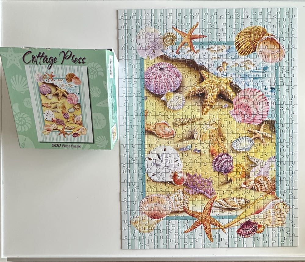 Shells - Cottage Press puzzle collectible [Barcode 898729000063] - Main Image 2