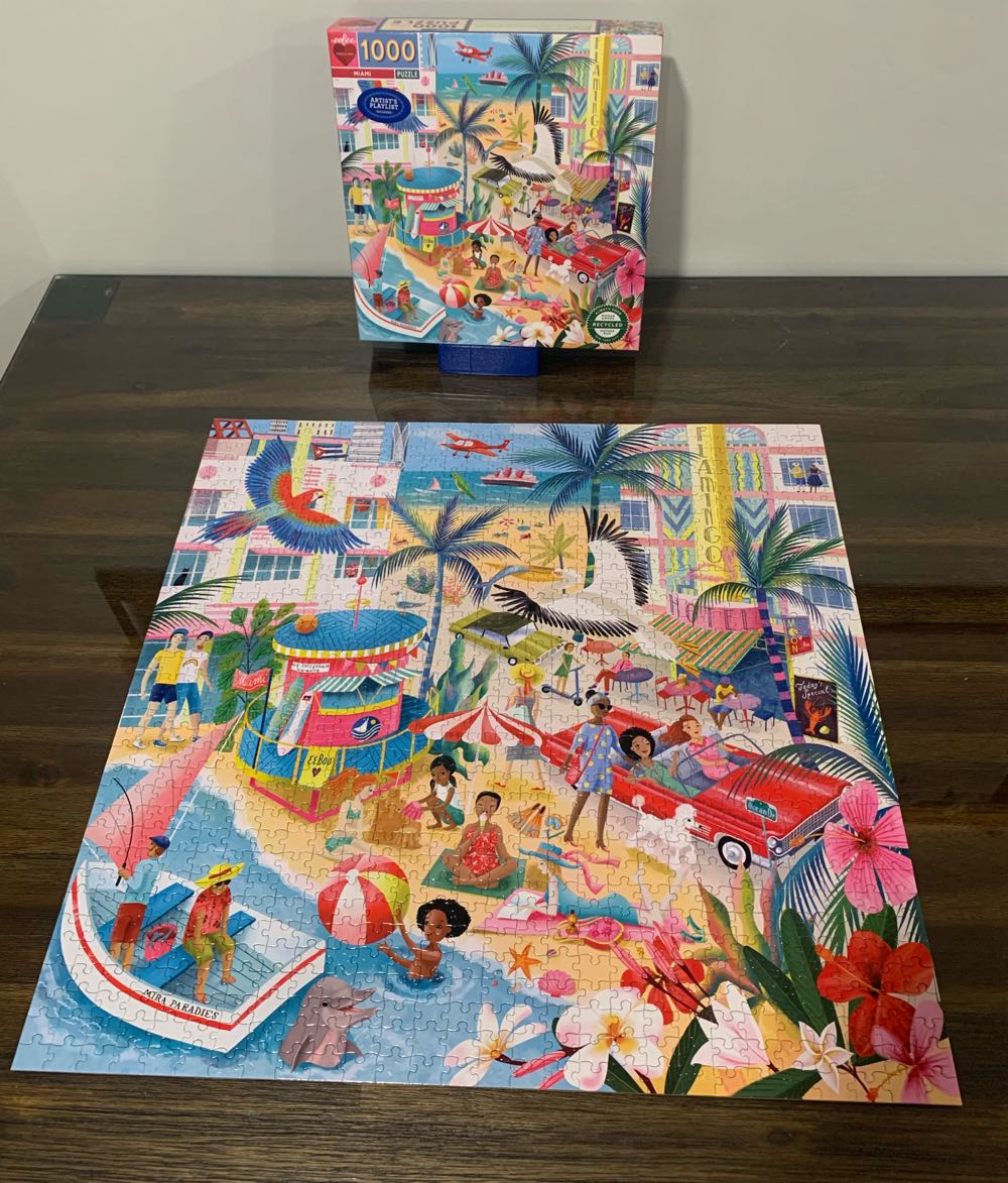 Miami - eeBoo 🇺🇸 puzzle collectible [Barcode 689196512469] - Main Image 2
